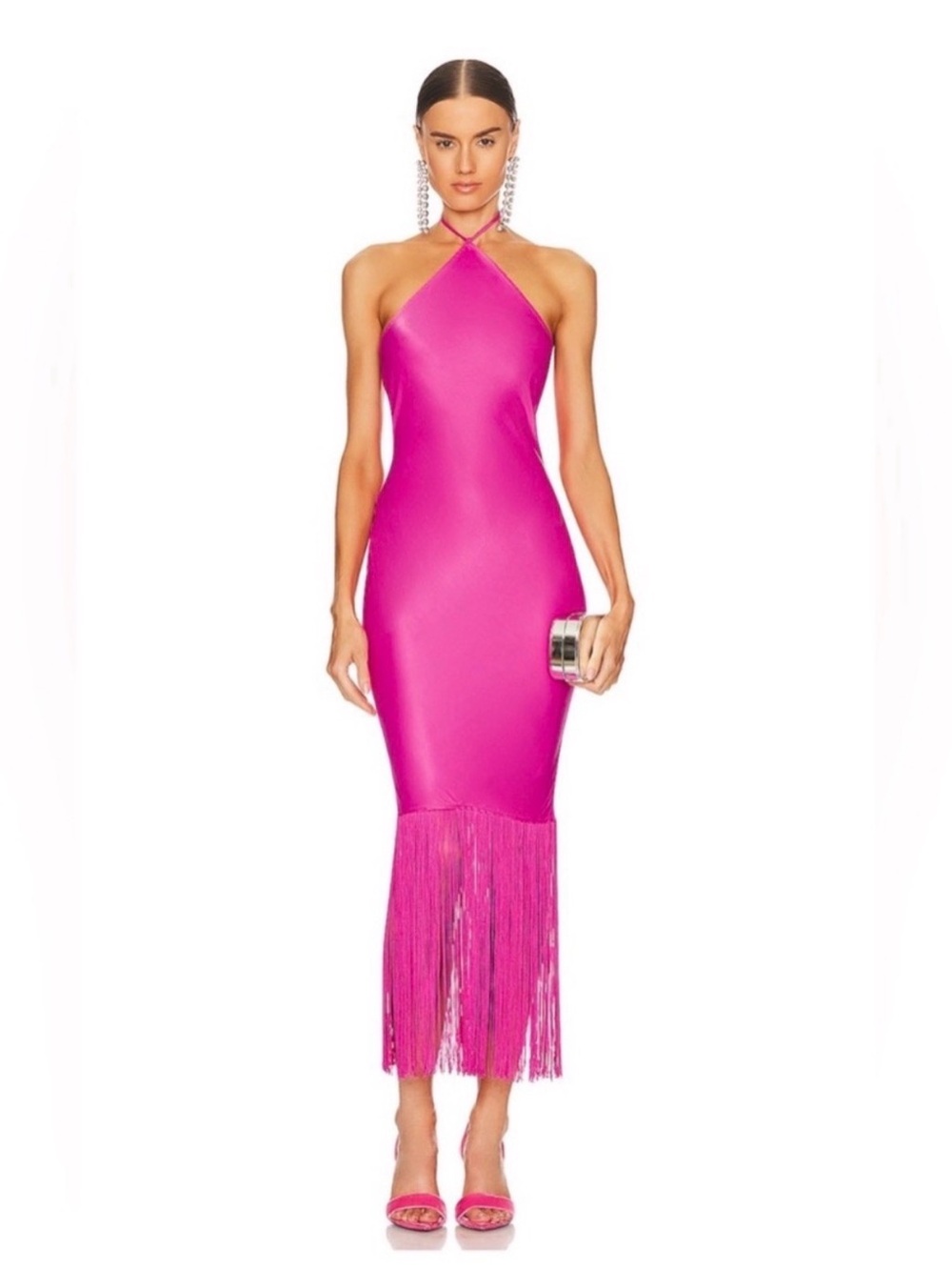 Camila Coelho Payton Maxi Dress - Hot Pink S
